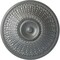 Ekena Millwork Modena Ceiling Medallion (Fits Canopies up to 5 1/4"), Hand-Painted Platinum, 23 1/2"OD x 3 1/2"P CM23MOPLS - alternate 1